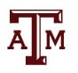 A maroon and white logo of the texas am aggies.